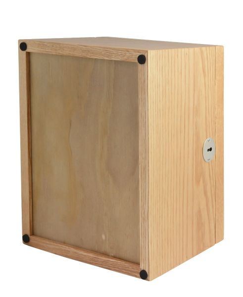 Locking Light Wood Urn